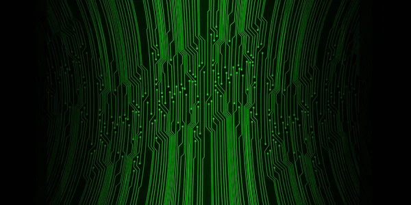 Abstrakter Grüner Hintergrund Mit Binärem Code — Stockvektor