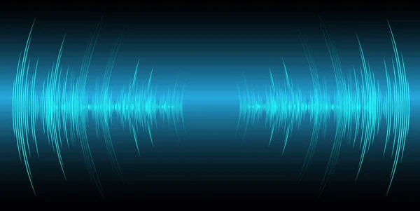 Абстрактный Векторный Фон Звуковой Волны — стоковый вектор