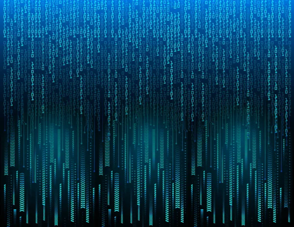 Abstrakter Hintergrund Mit Computertechnologie — Stockvektor