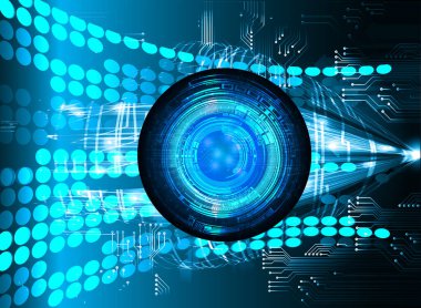 Çeşitli teknolojik elementlere sahip soyut teknoloji arka planı