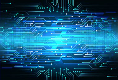 Teknoloji desenli devre kartı. vektör illüstrasyonu