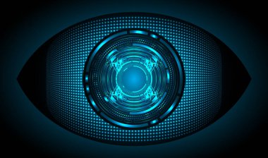 Çemberleri ve çizgileri olan soyut teknoloji arka planı