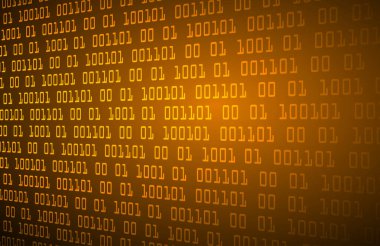 ikili kod arkaplanı. vektör illüstrasyonu