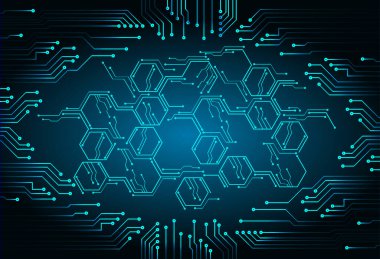 Soyut teknoloji devre kartı arka planı