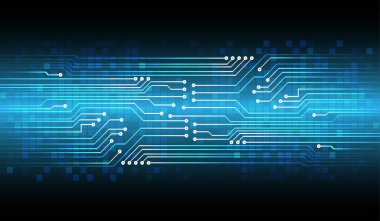 Teknoloji geçmişi olan devre kartı. vektör illüstrasyonu