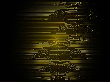 Devre kartı geçmişi. Vektör çizimi. eps10