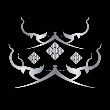 Bir ejderhanın vektör çizimi