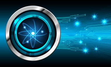 Fütürist teknoloji vektör arka planı. eps10