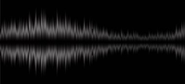 ses dalgası vektör arkaplanı