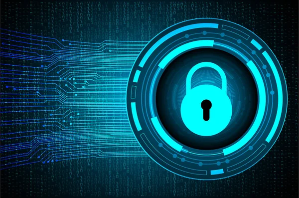 Conceito Segurança Cibernética Com Proteção Dados —  Vetores de Stock