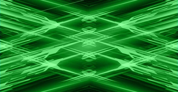 Fond Vert Avec Des Lumières Incandescentes — Image vectorielle