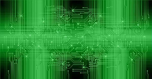Fond Technologie Abstraite Avec Circuit Informatique — Image vectorielle