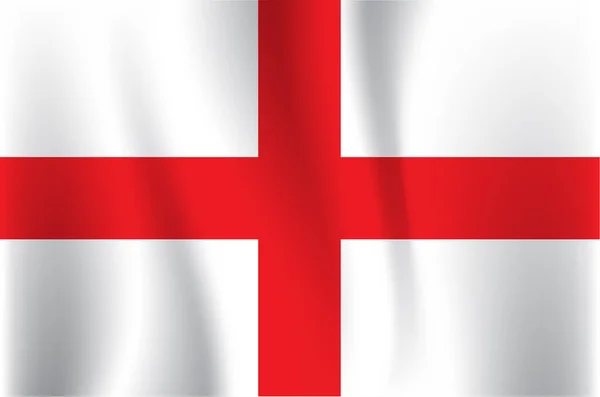 Flagga England Vektor Illustration — Stock vektor