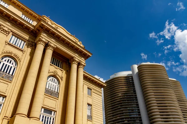 Cultural Center Building Vid Liberty Square Belo Horizonte Brasilien — Stockfoto