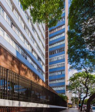 Belo Horizonte şehir merkezindeki apartmanda.