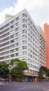 Belo Horizonte şehir merkezindeki apartmanda.