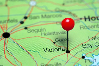 Victoria Texas, ABD haritasına iliştirildi