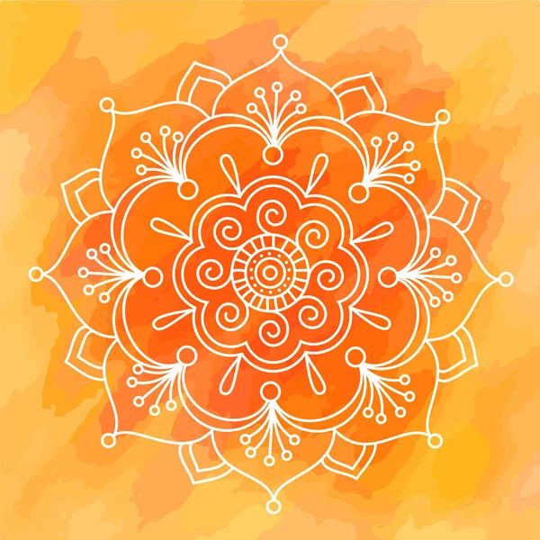 Diwali Hint desen arka plan rangoli simetrik vektör