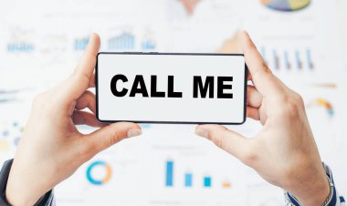 Finansal tablolarda akıllı telefondan beni ara.