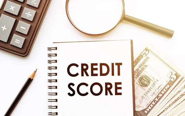 Handwritten Text Showing Credit Score Business Concept — Stock Photo, Image
