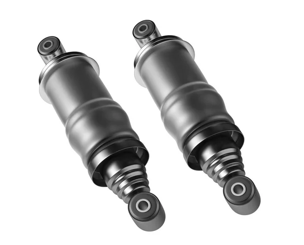 Renderização 3D. Caminhões Cabine Shock Absorber, Novas peças de automóveis, peças de reposição Cabinedemper . — Fotografia de Stock