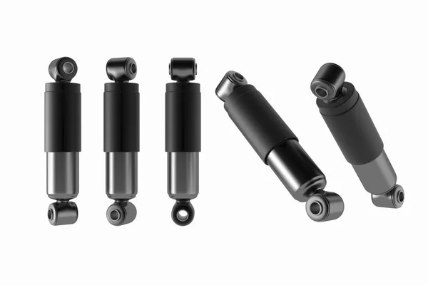 Renderização 3D. Caminhões Cabine Shock Absorber, Novas peças de automóveis, peças de reposição Cabinedemper . — Fotografia de Stock