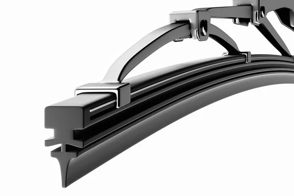 3D render. Araba için silecek bıçak. Yedek parça, oto yedek parça sürücü güvenliği için