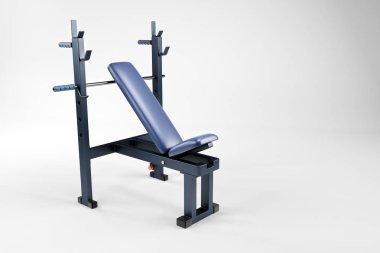 Spor salonu tezgah Squat standı ile yakın çekim