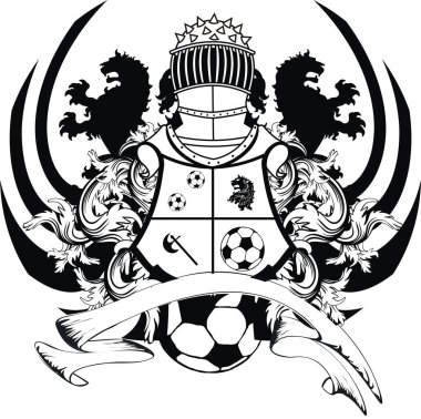 Hanedan Arması futbol üniformaları dövme vektör formatında düzenlemek çok kolay