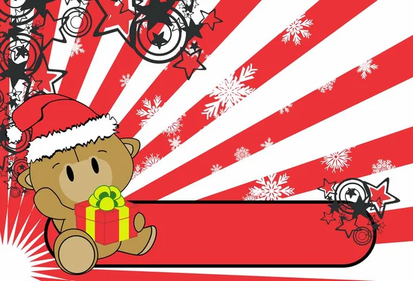 şirin bebek deve karikatür xmas arka plan kartı vektör formatında