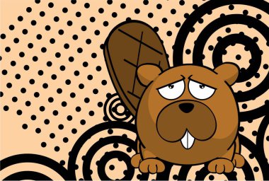 sevimli bebek kunduz topu tarzı karikatür ifade arka plan vektör formatında çok kolay 