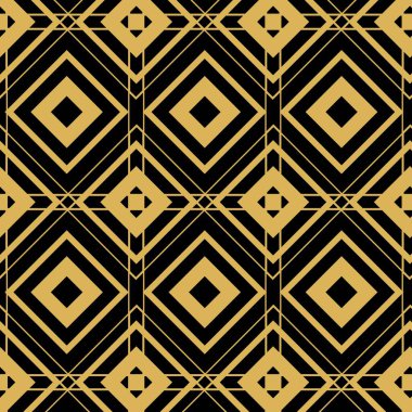 vektör biçiminde art deco deco deseni illüstrasyonu