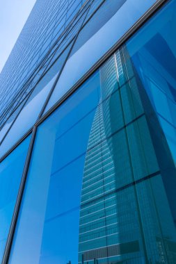 Madrid, İspanya, 13 Nisan 2019: İspanya'nın en yüksek gökdelenleri, Madrid