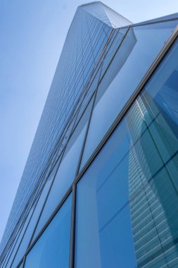 Madrid, İspanya, 13 Nisan 2019: İspanya'nın en yüksek gökdelenleri, Madrid