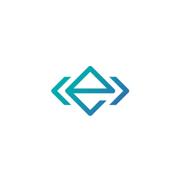 Logotypen Inom Parentes För Modern Affärsverksamhet Och Teknik — Stock vektor