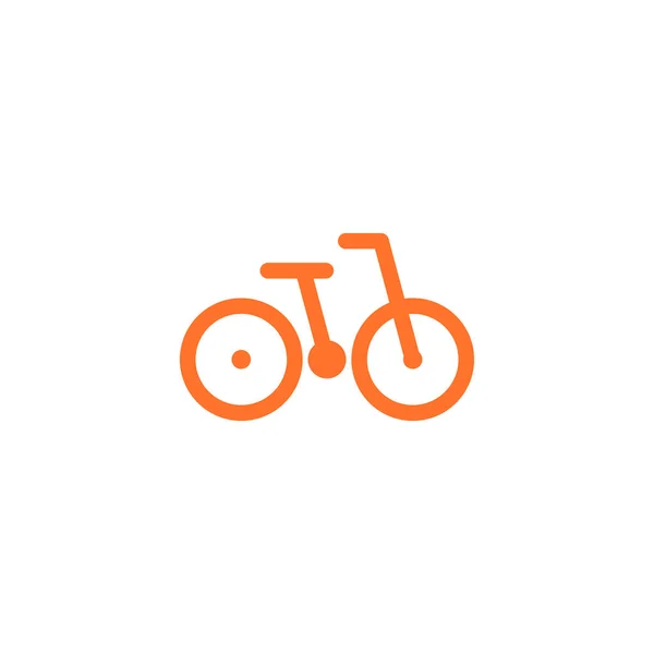 Logo Bicycle Simple Lines — Stock Vector