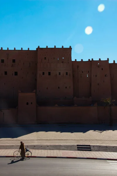 サハラ砂漠への入り口であるOuarzazate モロッコの古代都市 — ストック写真