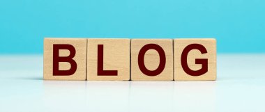 Kelime BLOG küp tahta bloktan yapılır