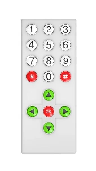 White Remote Control Illustration — Stock Photo, Image