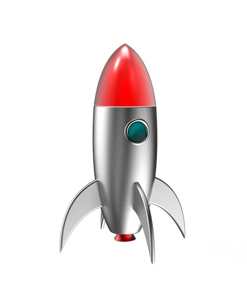 Cartoon Rocket Space Ship Illustration — Stock Photo, Image