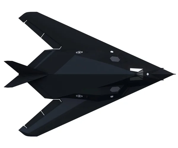 117 Military Stealth Aircraft Plane Illustration — Stock Photo, Image