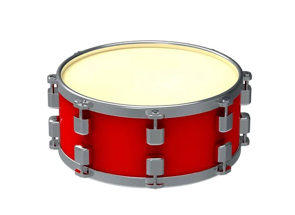 Tamburo Musicale Rosso Strumento Musicale Percussione Strumento Musicale Drum Machine — Foto Stock