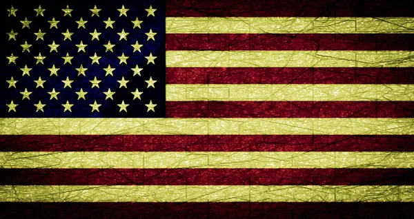 Bandeira Dos Estados Unidos América Proporção Corretamente Eua Bela Bandeira — Fotografia de Stock