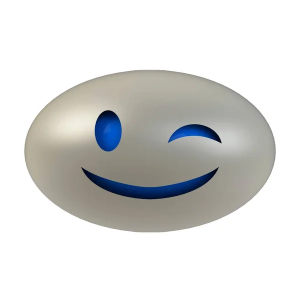 Emoji Emoticon Cara Sorridente Emoji Fixe Emoticons Avatar Ilustração — Fotografia de Stock