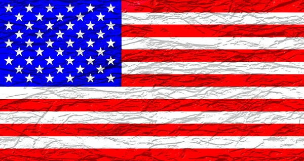 Bandiera Degli Stati Uniti America Proporzione Correttamente Usa Bella Bandiera — Foto Stock