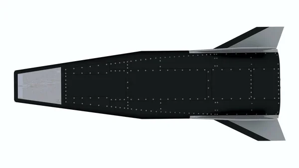 Bezzałogowy Eksperymentalny Naddźwiękowy Samolot 43A Nowoczesna Hiperdźwiękowa Model Eksperymentalny Ilustracja — Zdjęcie stockowe