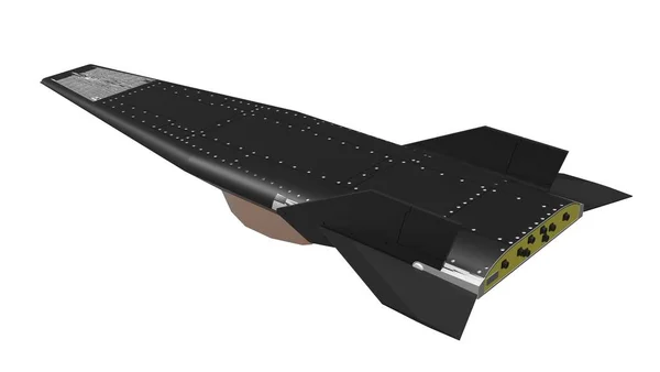 無人実験用極超音速機X 43A 3Dイラスト — ストック写真