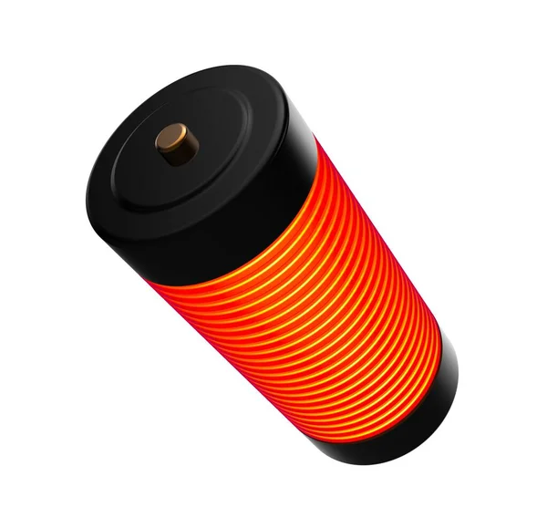 Anzeige Des Ladestandes Der Batterie Akkuladung Akku Symbol Illustration — Stockfoto