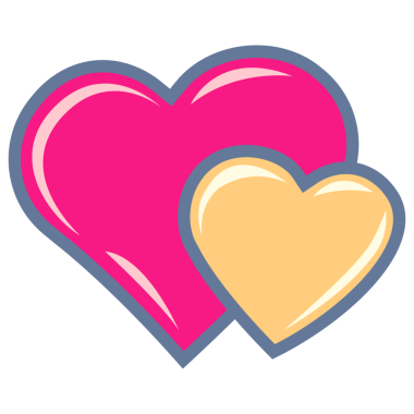 Aşıkların kalpleri, şeffaf arkaplanı olan sevgililer günü illüstrasyonunu sonsuza dek sevin.