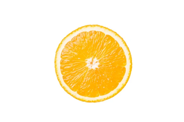 Slice orange isolated on white background with clipping path — Stock Photo, Image